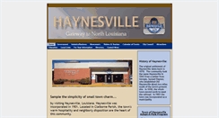 Desktop Screenshot of haynesvillela.org