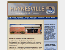 Tablet Screenshot of haynesvillela.org